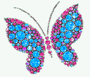 pic for glitter butterfly  208x176